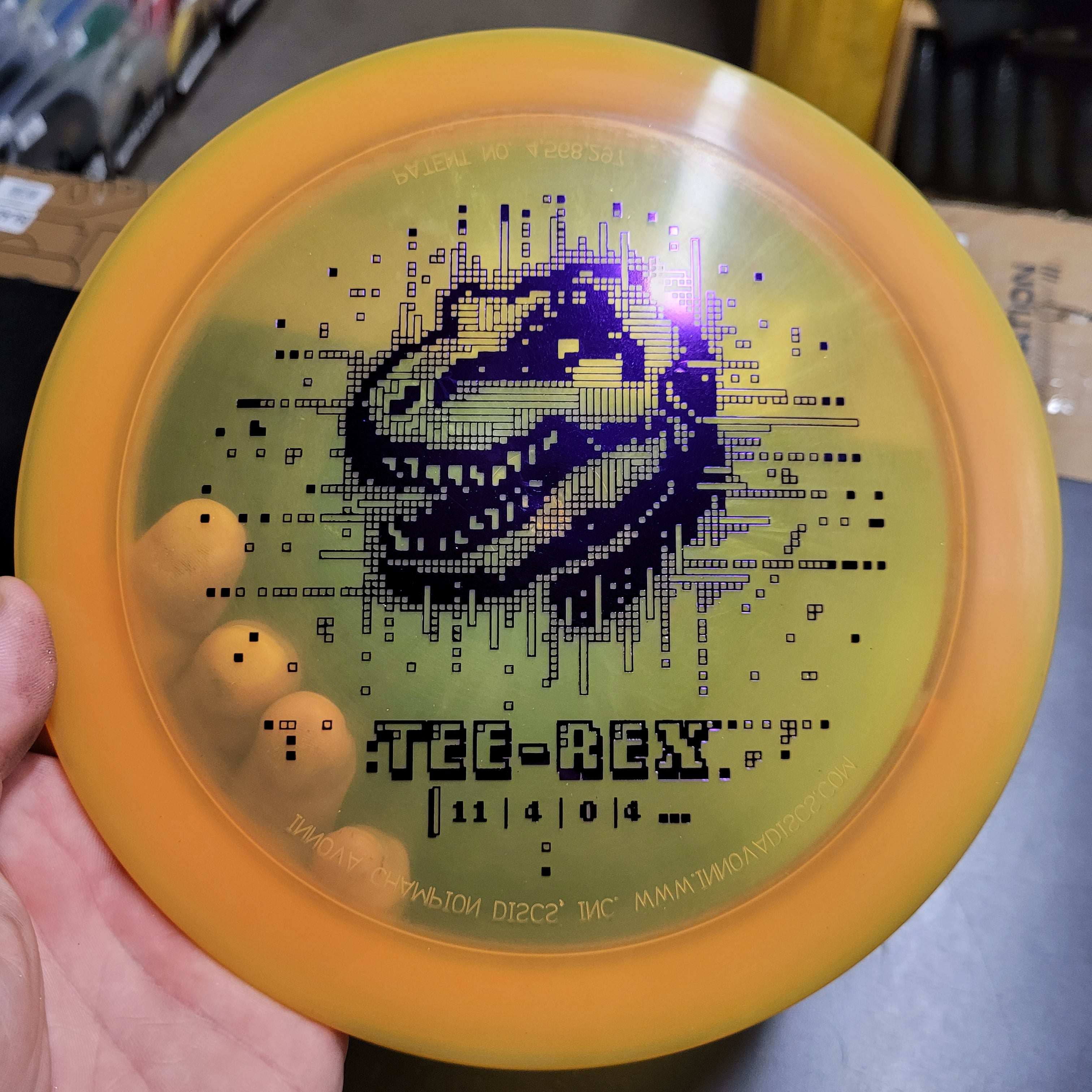TeeRex Champion Patent#
