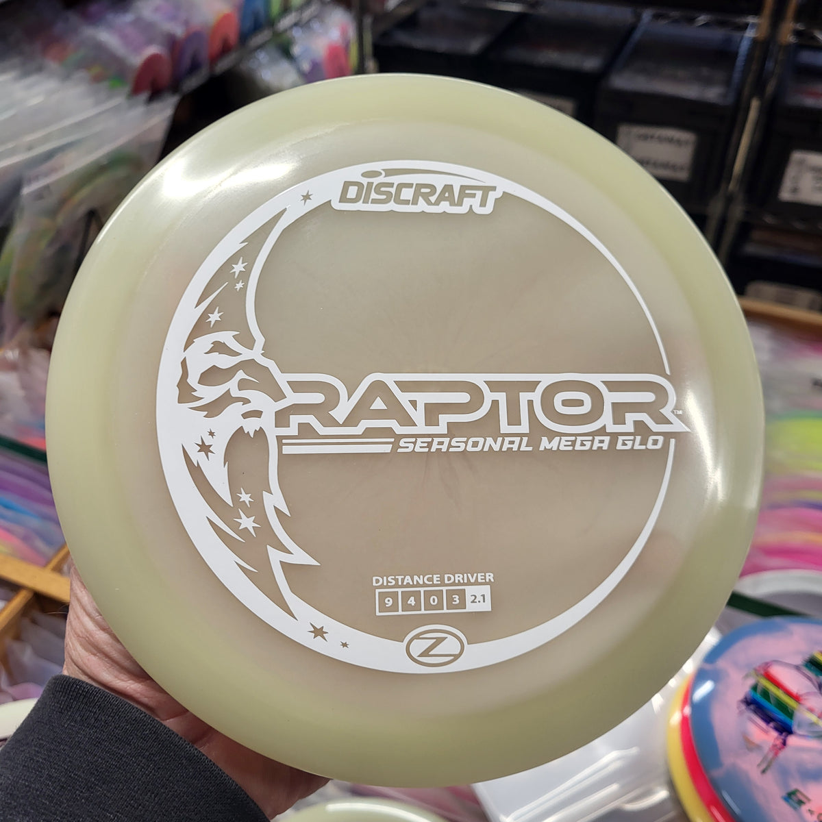 Glow Raptor Disc Discraft Raptor Z Mega Glo
